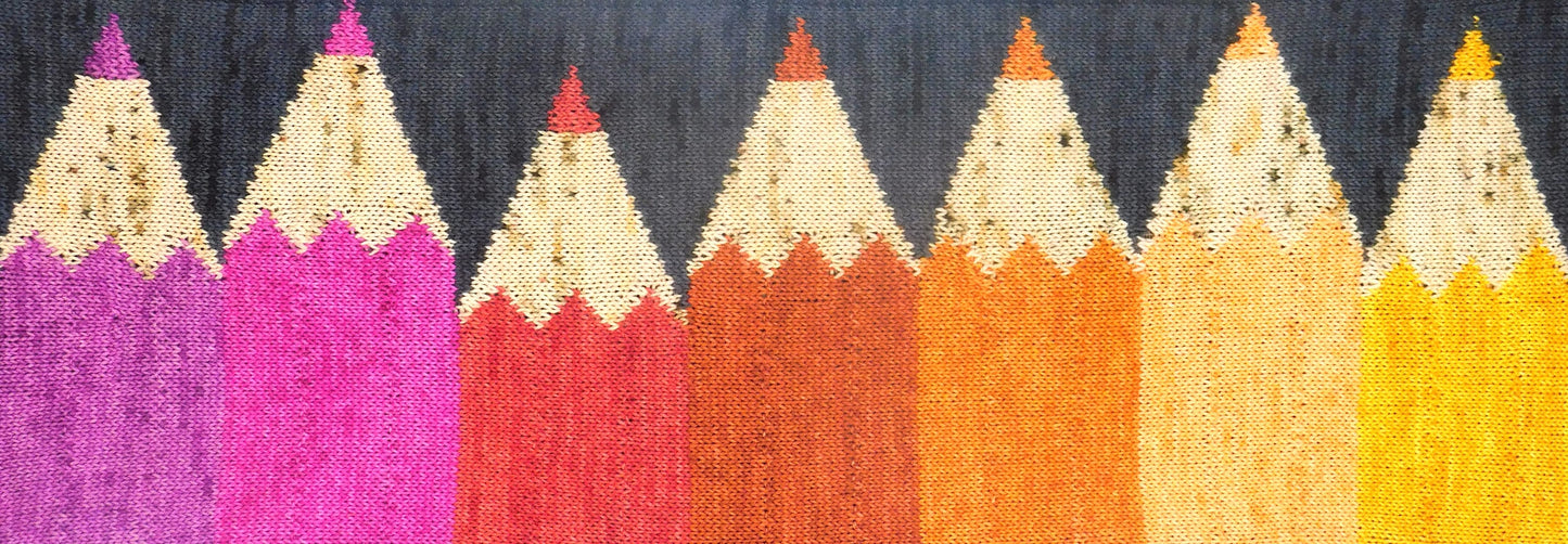 Pencil Scarf Knitting Pattern PDF Download