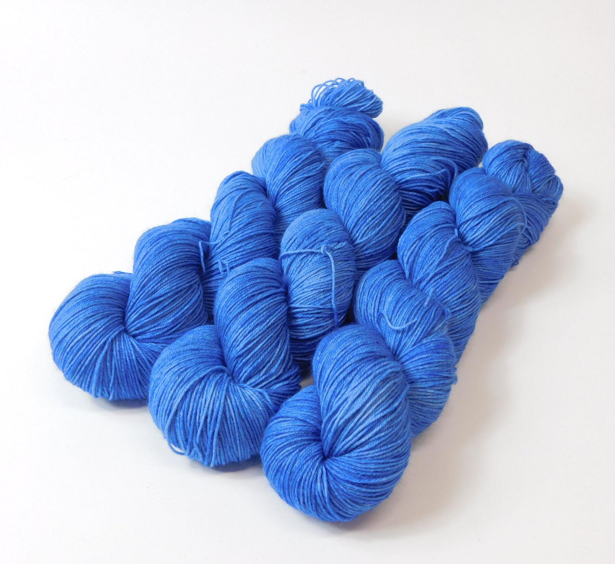Folkestone Blue Merino Blend Sock Wool Yarn 100g
