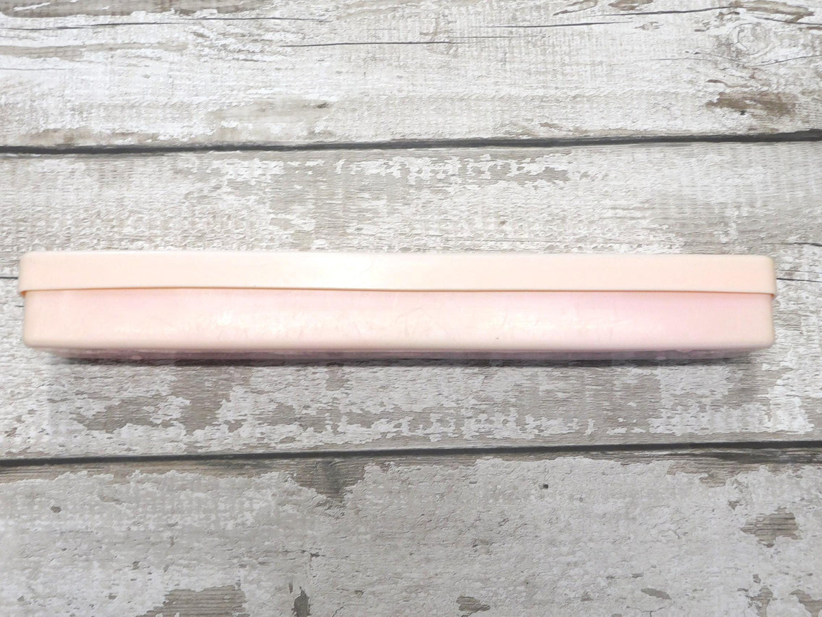 Vintage Knitting Needle Box Blue or Pink