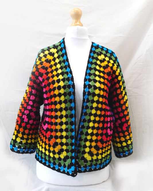 Oops! Errata on Granny Hexagon Cardigan pattern