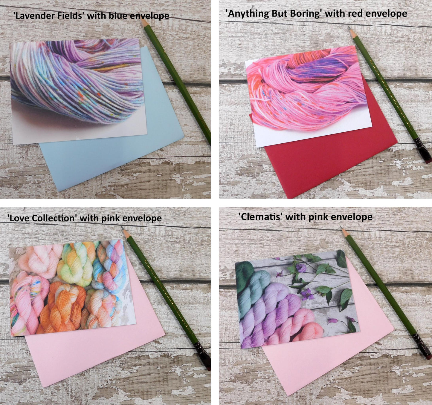 Yarn Lover Greeting Card: Folkestone Harbour Hand-Dyed Designs