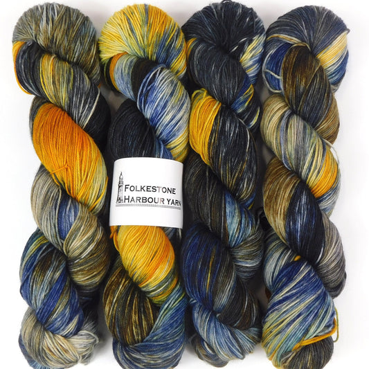 Uhtred: The Last Kingdom    Variegated Sock Merino Blend Wool Yarn
