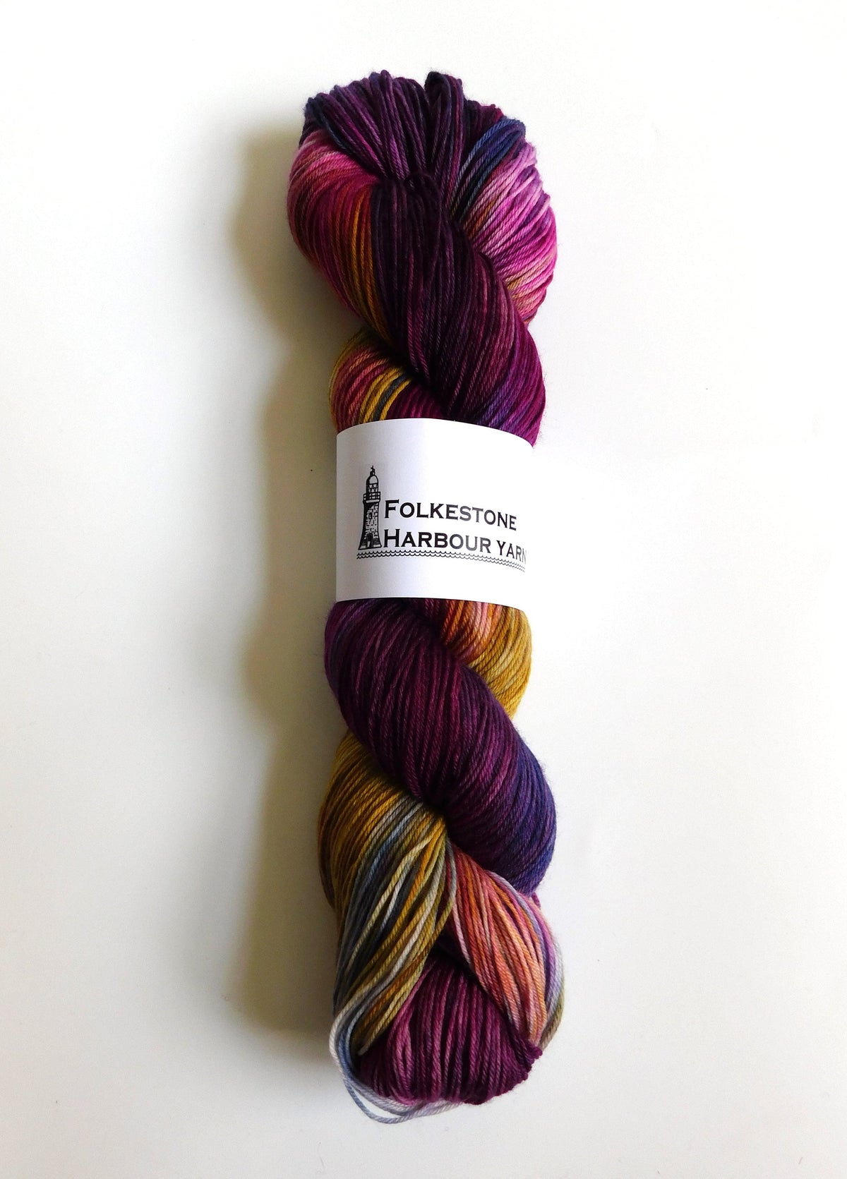 Blackberry Crumble variegated 4ply Sock Yarn 100g
