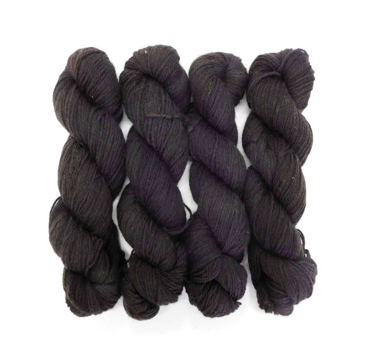 Herman Black Kent Romney DK Weight Yarn 100g Skein