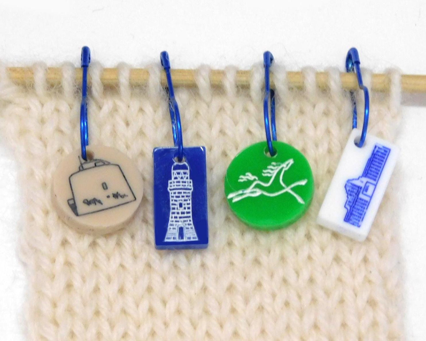 Icons of Folkestone Stitch Markers set of 4