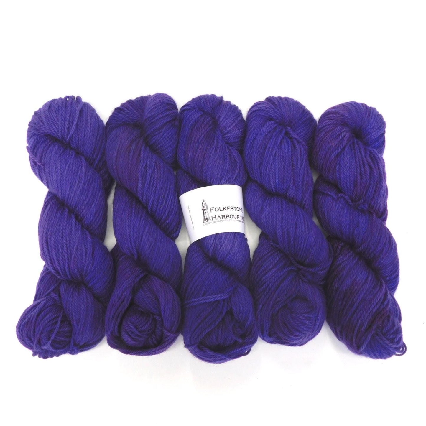 Canterbury Purple Kent Romney DK Weight Yarn 100g Skein