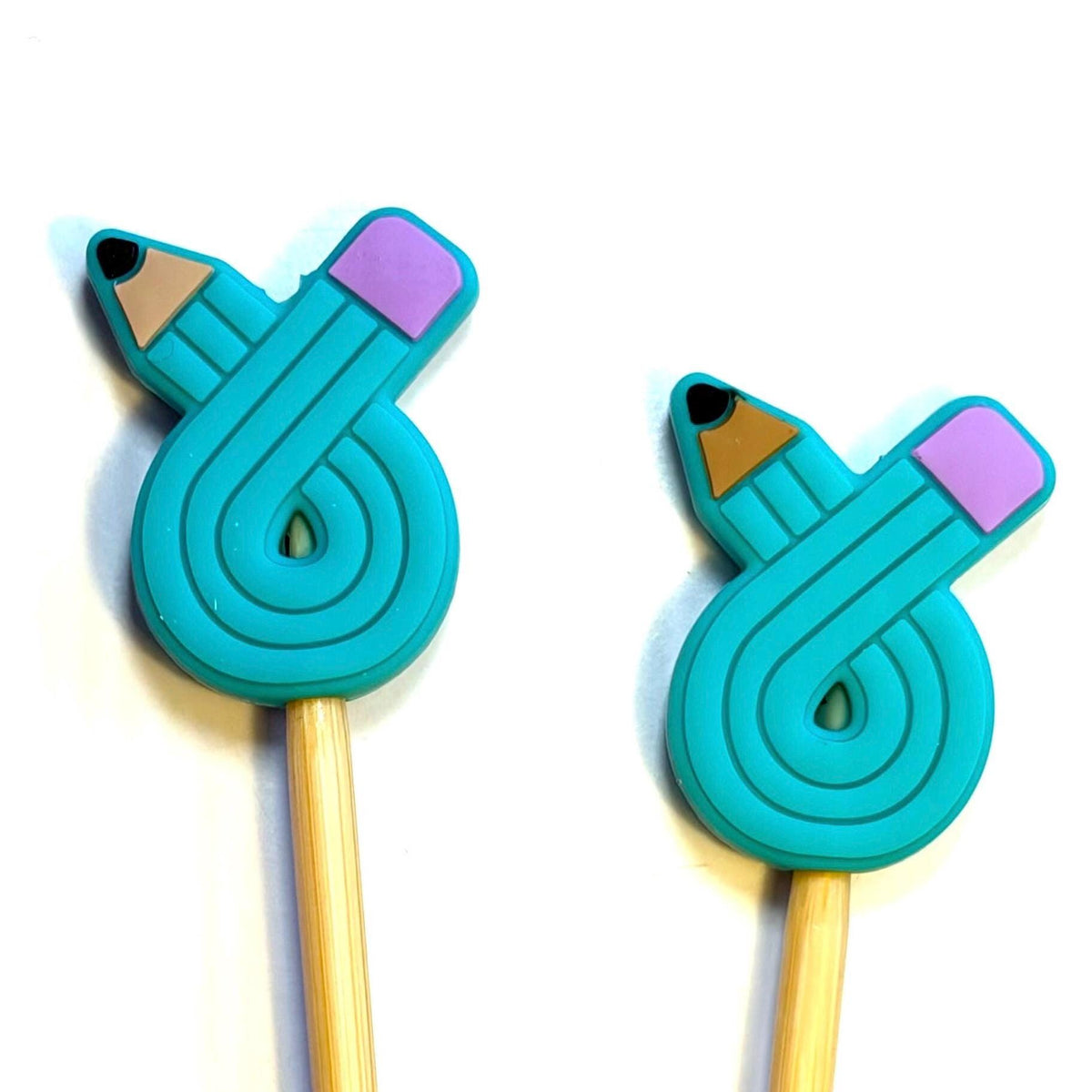 Pencil silicone needle toppers 3 colour options