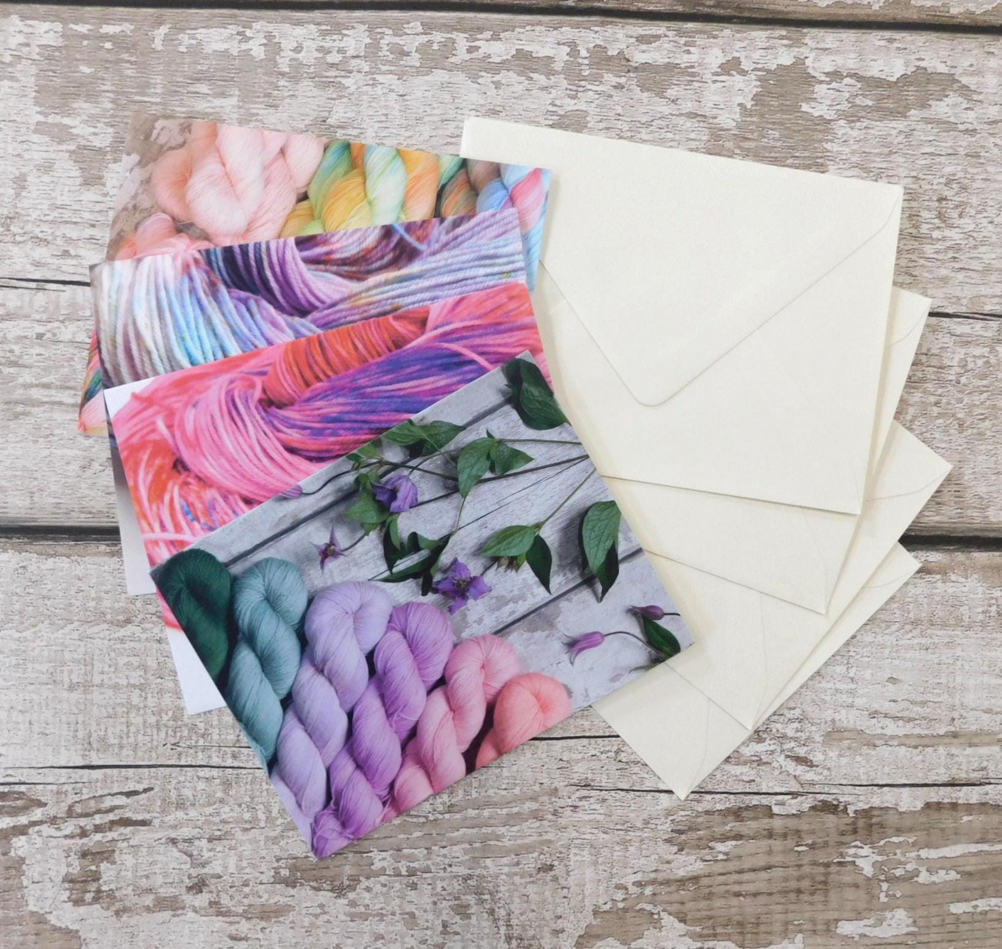 Multipack of x4 Yarn Lover Greeting Cards