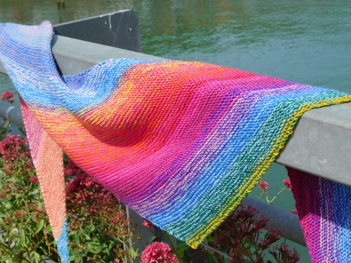 Trysail Scarf       Knitting Pattern      Digital Download