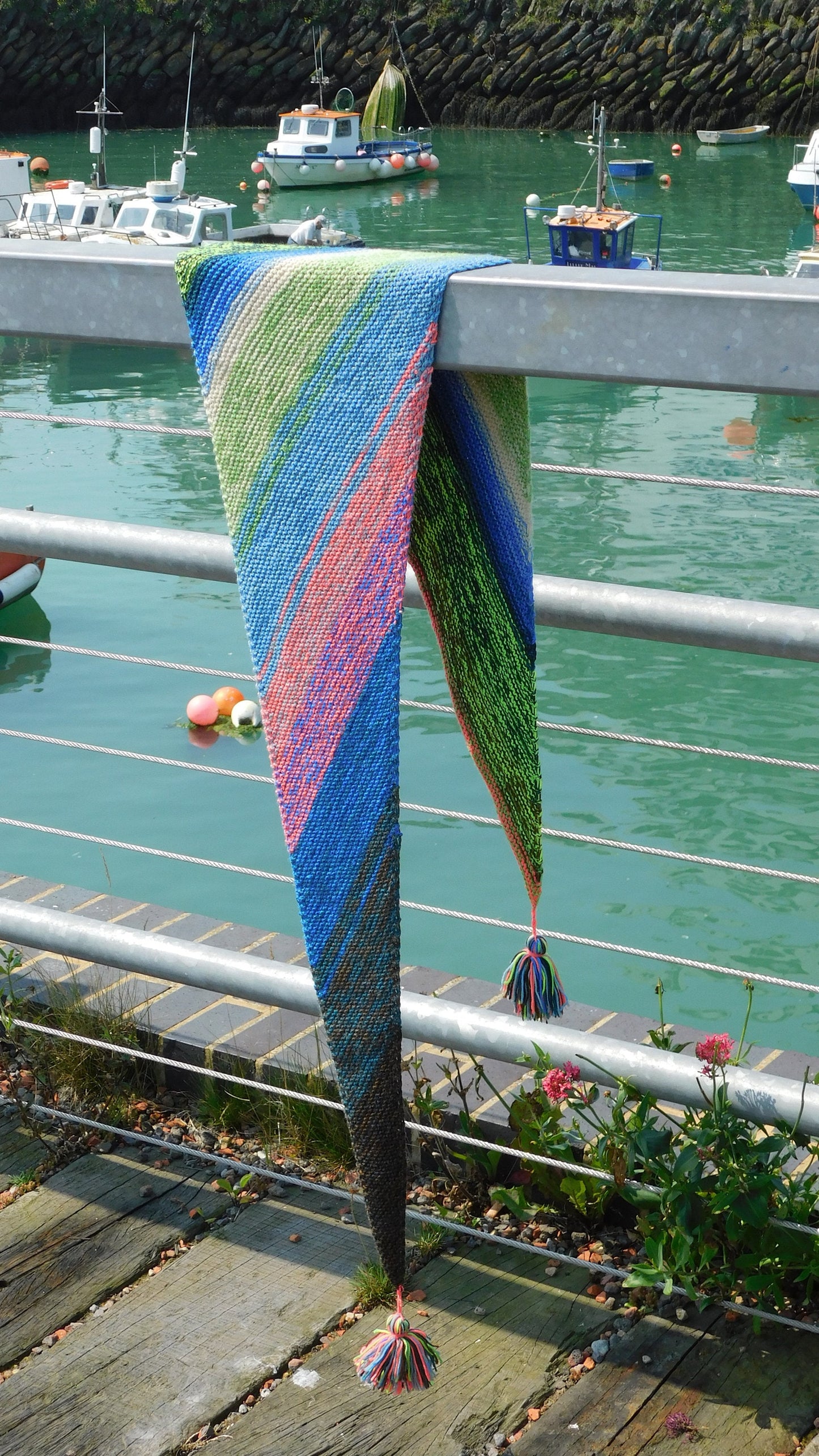 Trysail Scarf       Knitting Pattern      Digital Download