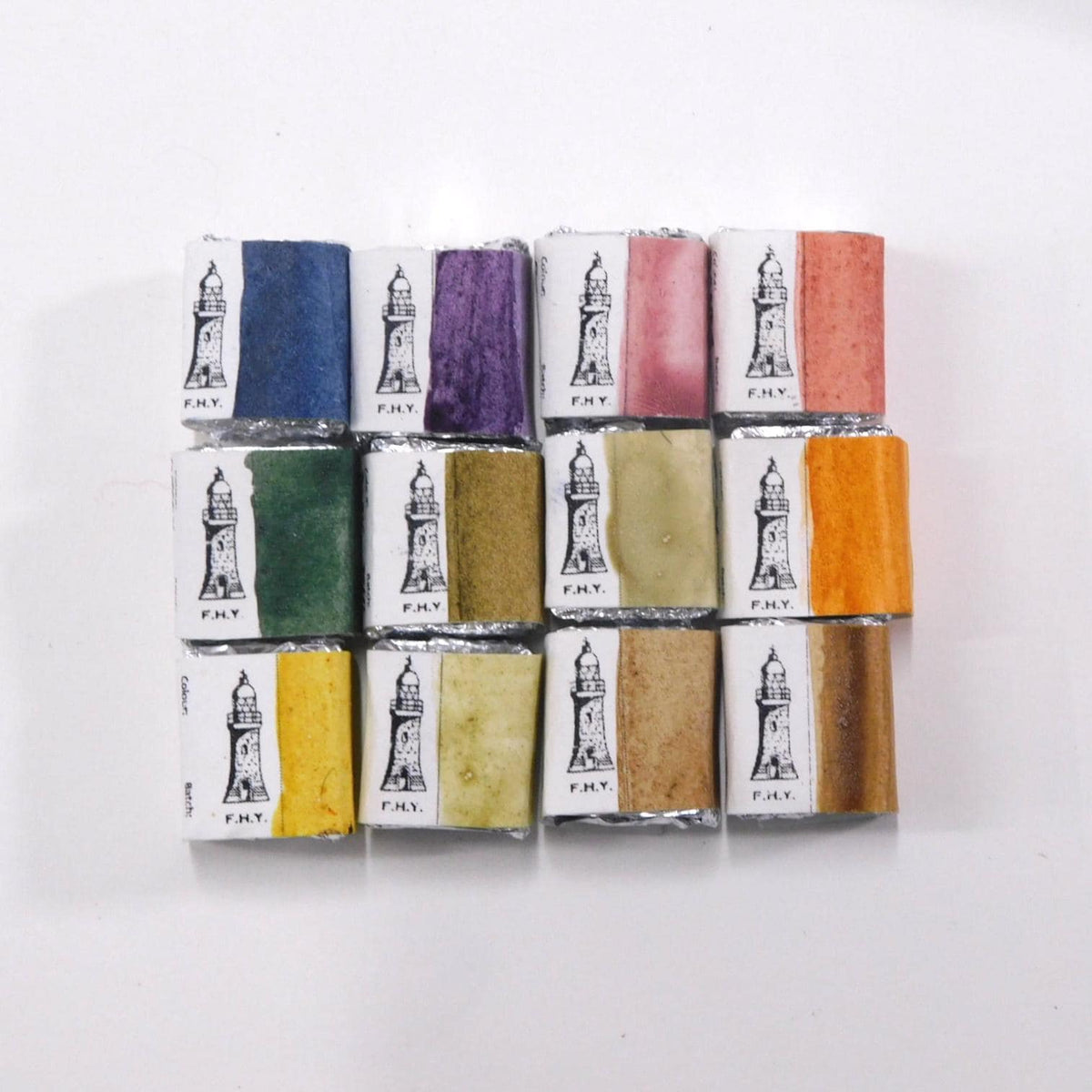 Natural Pigment Honey Watercolour Half Pans      17 Colours
