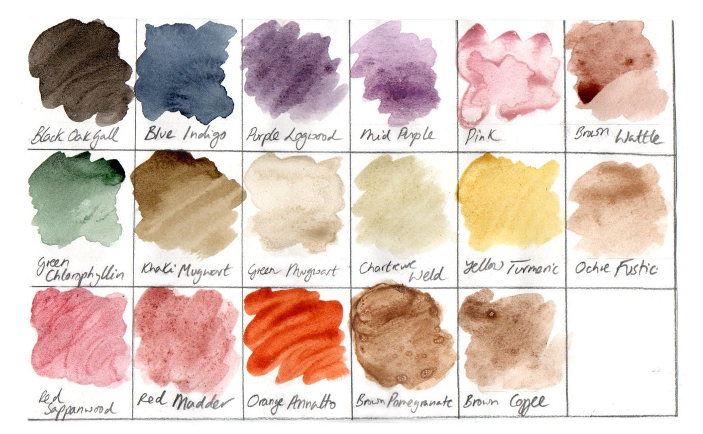 Natural Pigment Honey Watercolour Half Pans      17 Colours