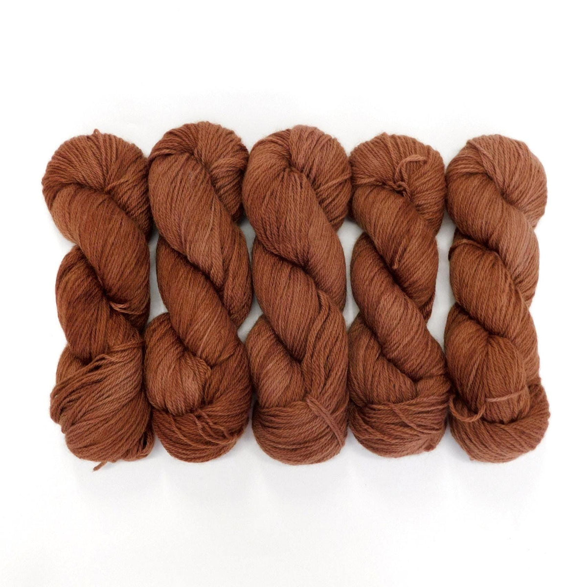 Lyminge Brown Kent Romney DK Weight Yarn 100g Skein