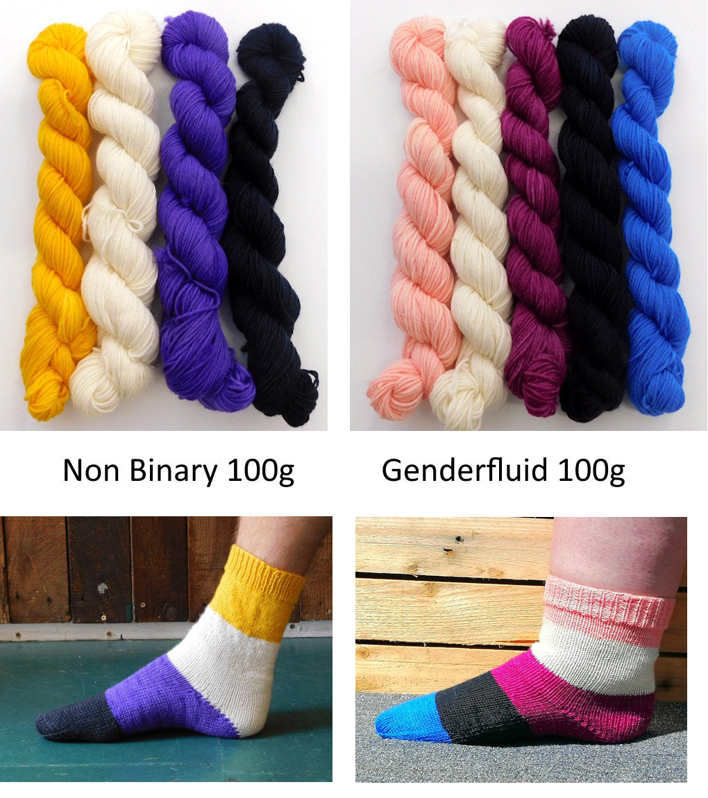 Walk With Pride Sock Knitting Yarns