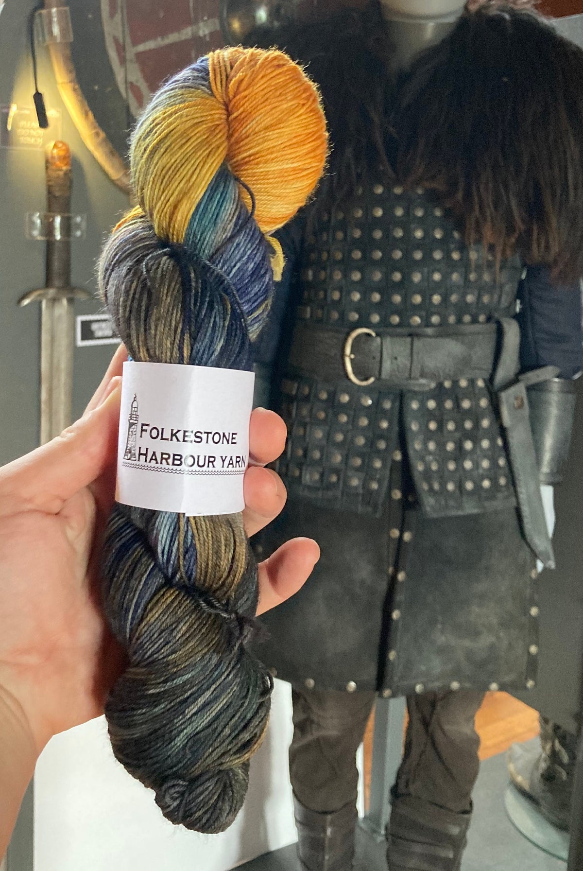 Uhtred: The Last Kingdom    Variegated Sock Merino Blend Wool Yarn