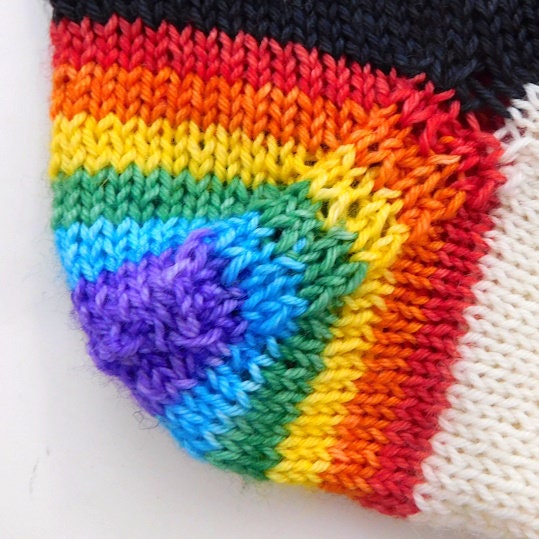 Walk With Pride Sock Knitting Pattern   Digital Download        20% Donated to Stonewall UK