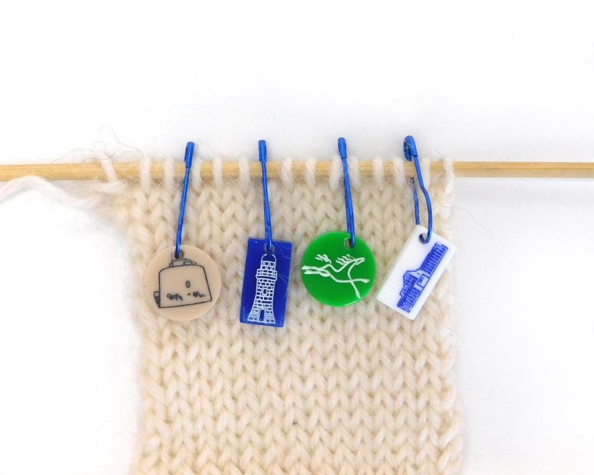 Icons of Folkestone Stitch Markers set of 4