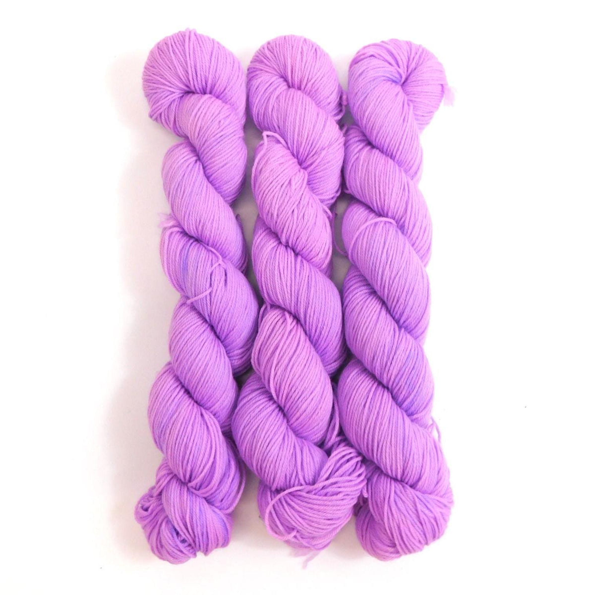 Fluorescent Lilac Merino Blend Sock Wool yarn 50g or 100g skein