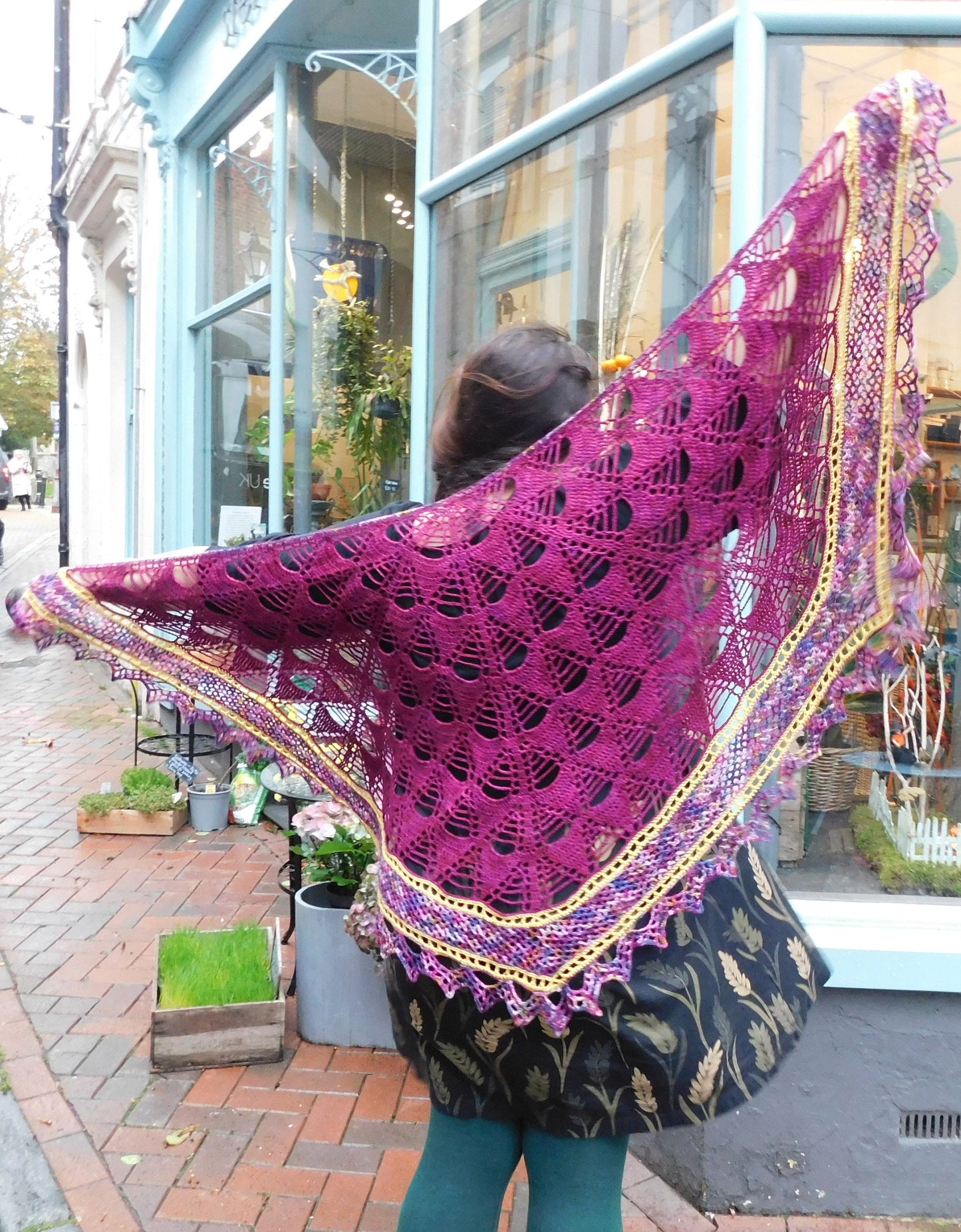 Arrowhead Shawl      Crochet Pattern      Digital Download