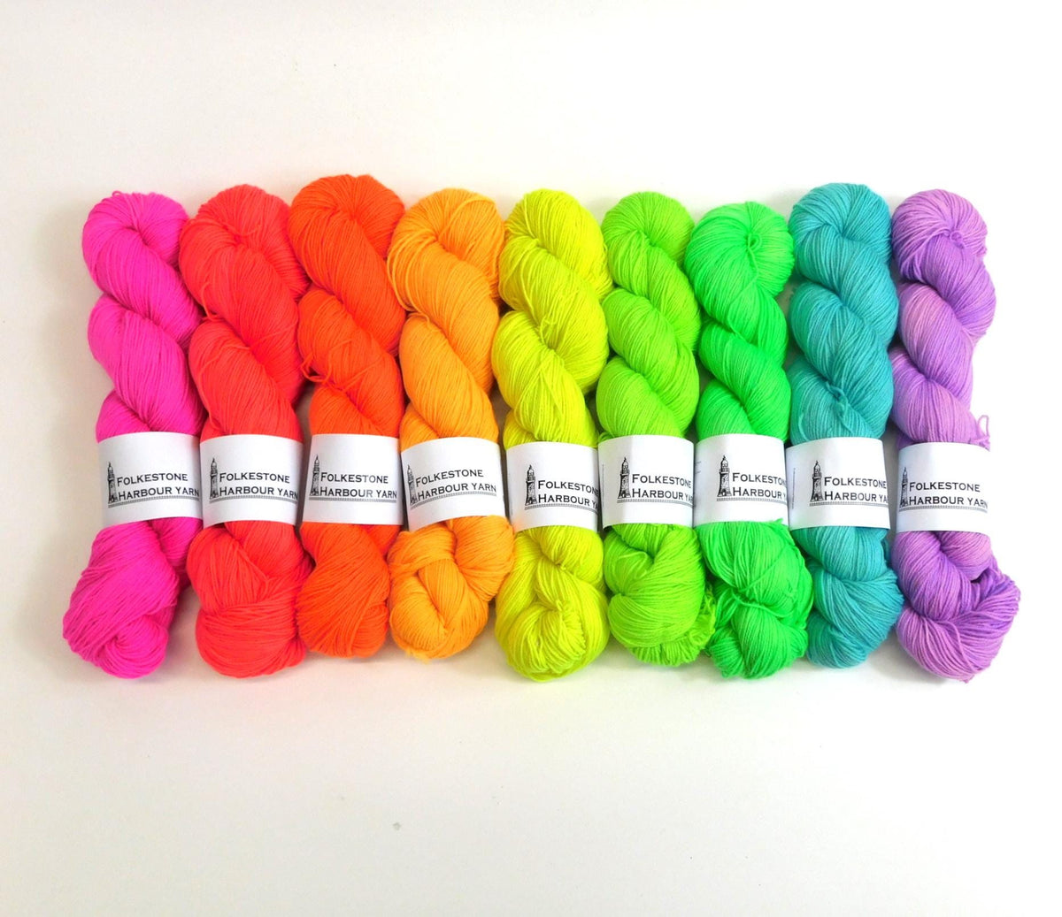 Fluorescent Lilac Merino Blend Sock Wool yarn 50g or 100g skein