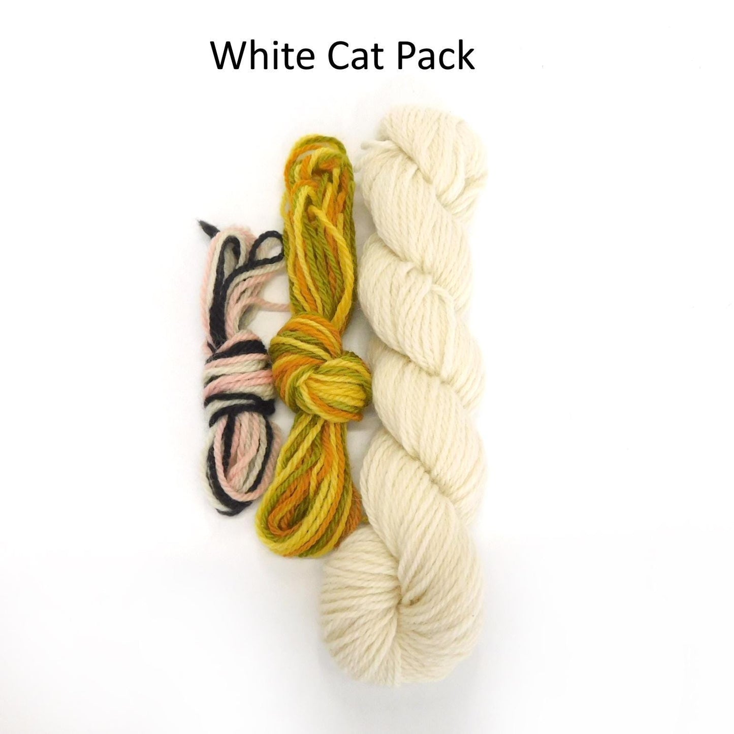 Cat Yarn Packs for The Cat Butt Sweater by An Caitin Beag   4 fur colours available