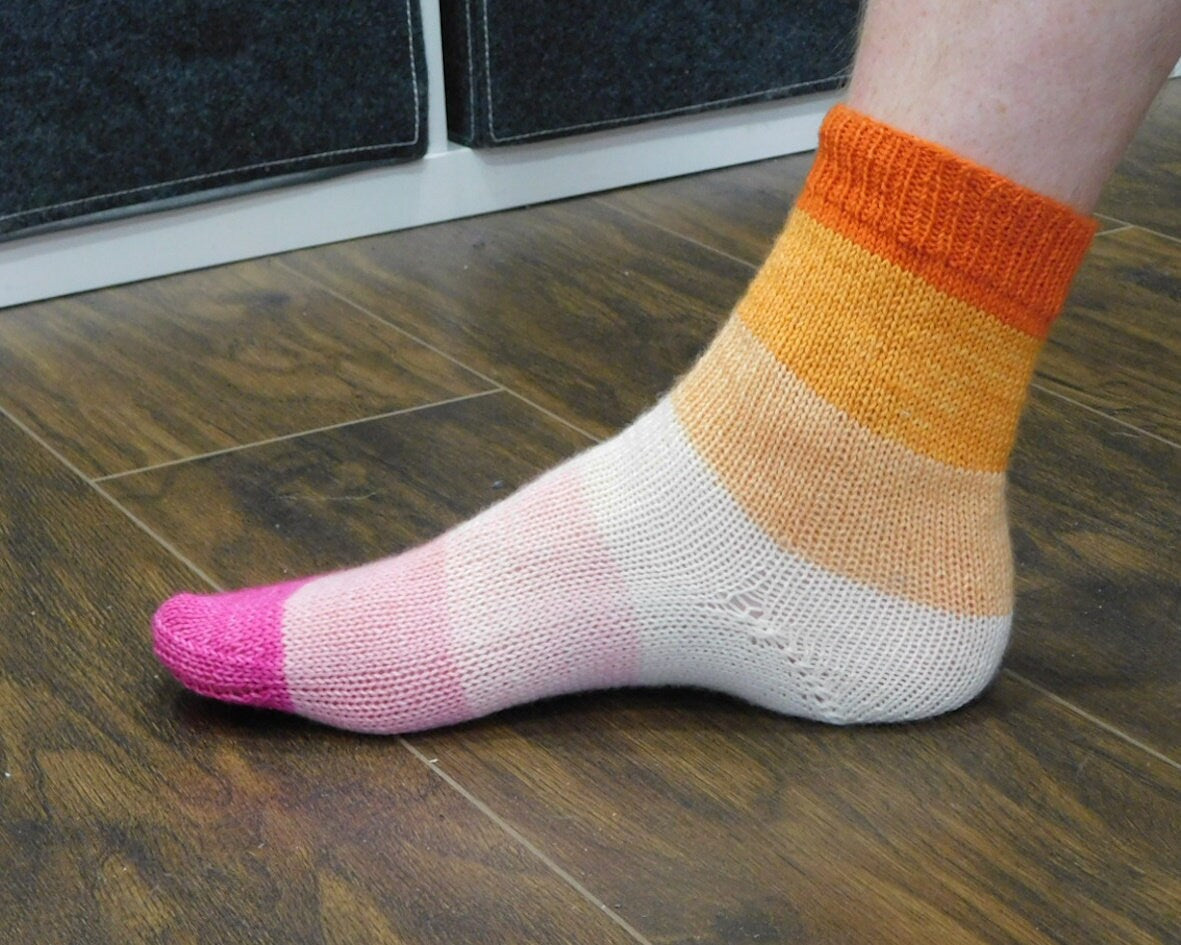 Walk With Pride Sock Knitting Pattern   Digital Download        20% Donated to Stonewall UK