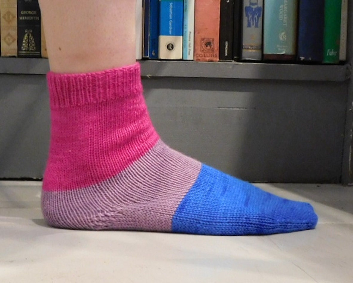 Walk With Pride Sock Knitting Pattern   Digital Download        20% Donated to Stonewall UK