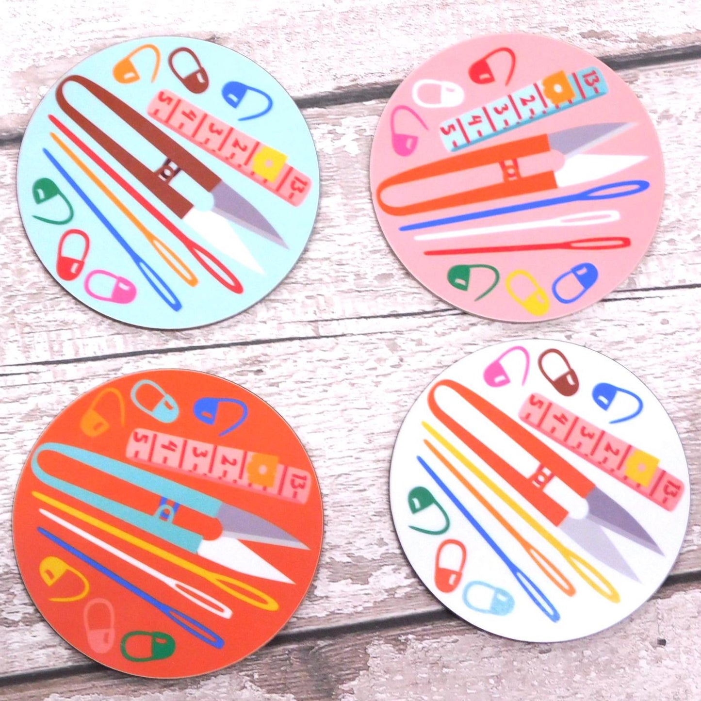 Crochet Melamine Coaster  4 colour options