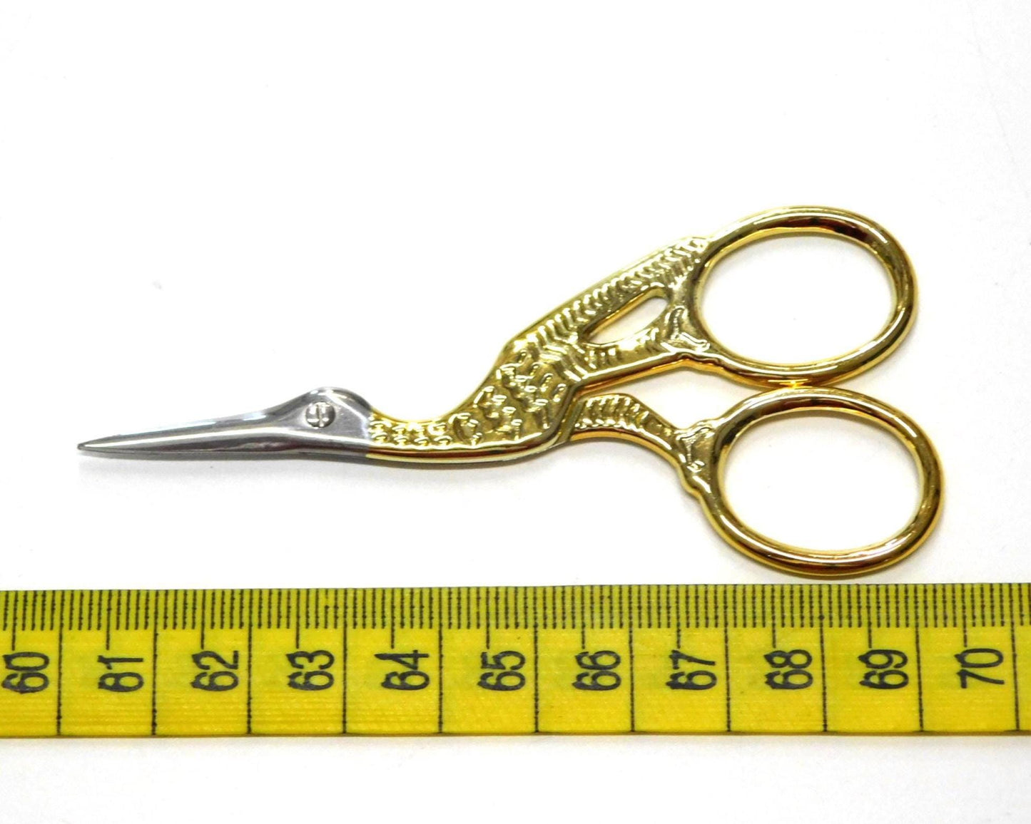 Colourful Stork Scissors for Yarn or Embroidery 6 colour options 9.2cm