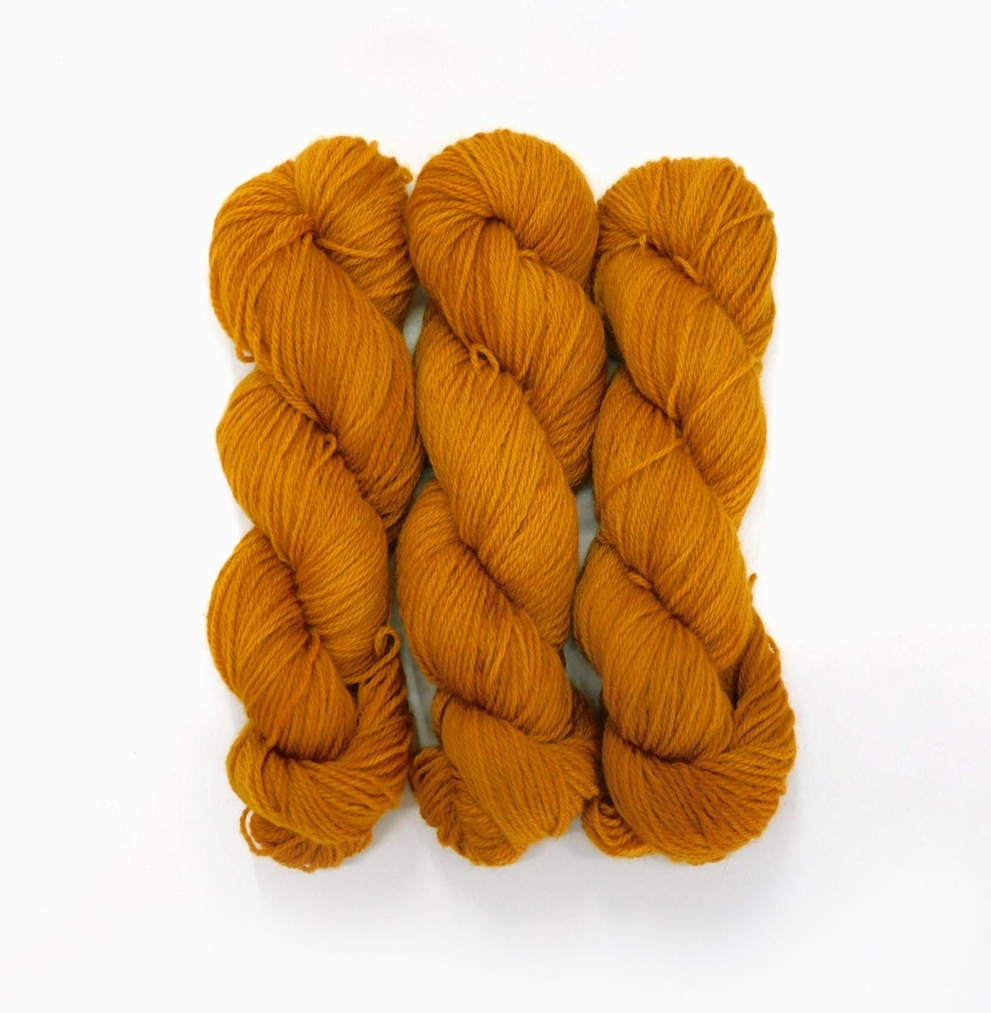 Orpiment Yellow Kent Romney DK Weight Yarn 100g Skein