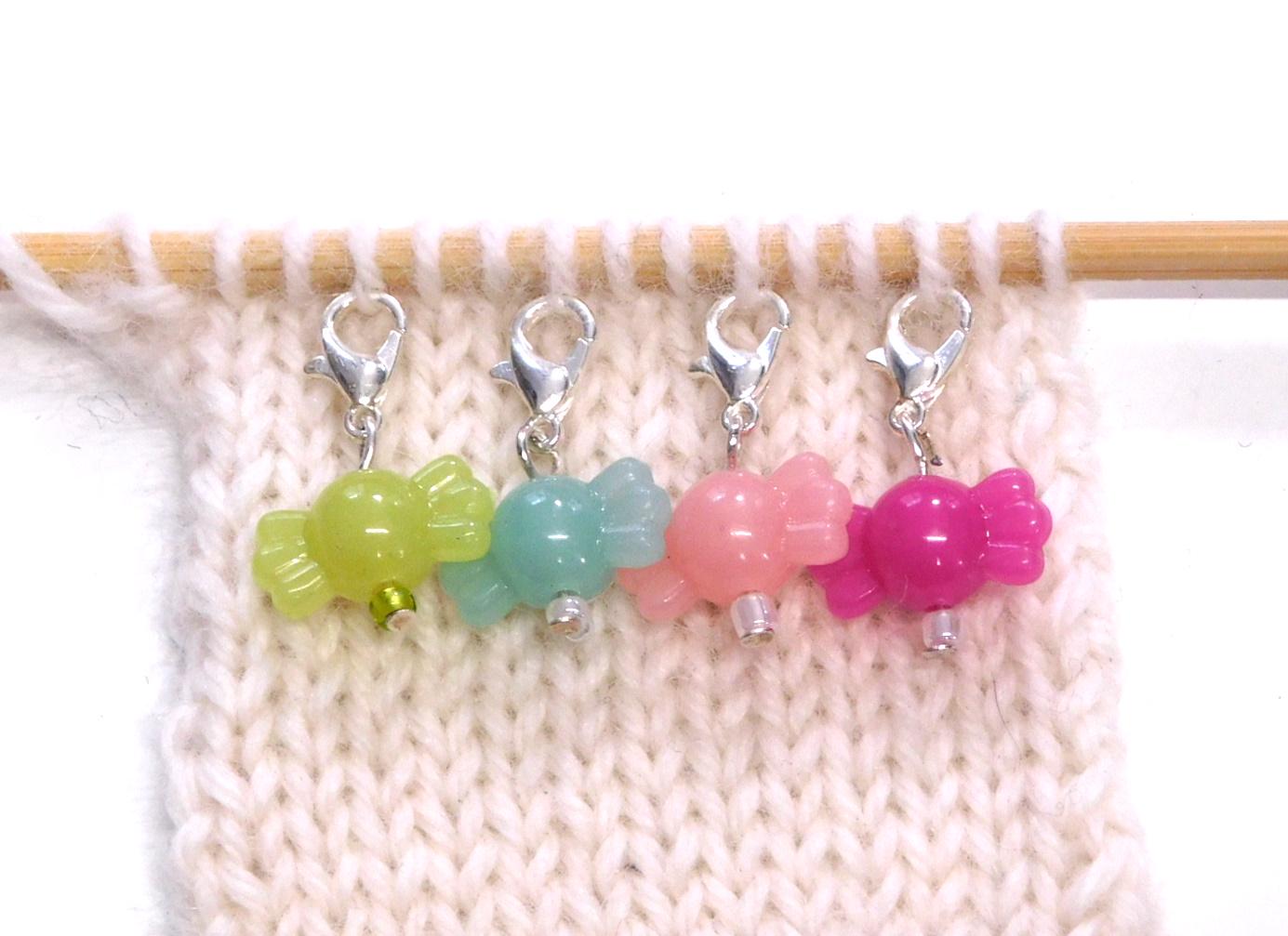 Candy Sweet Stitch Markers       2 Colour Options      Set of 4