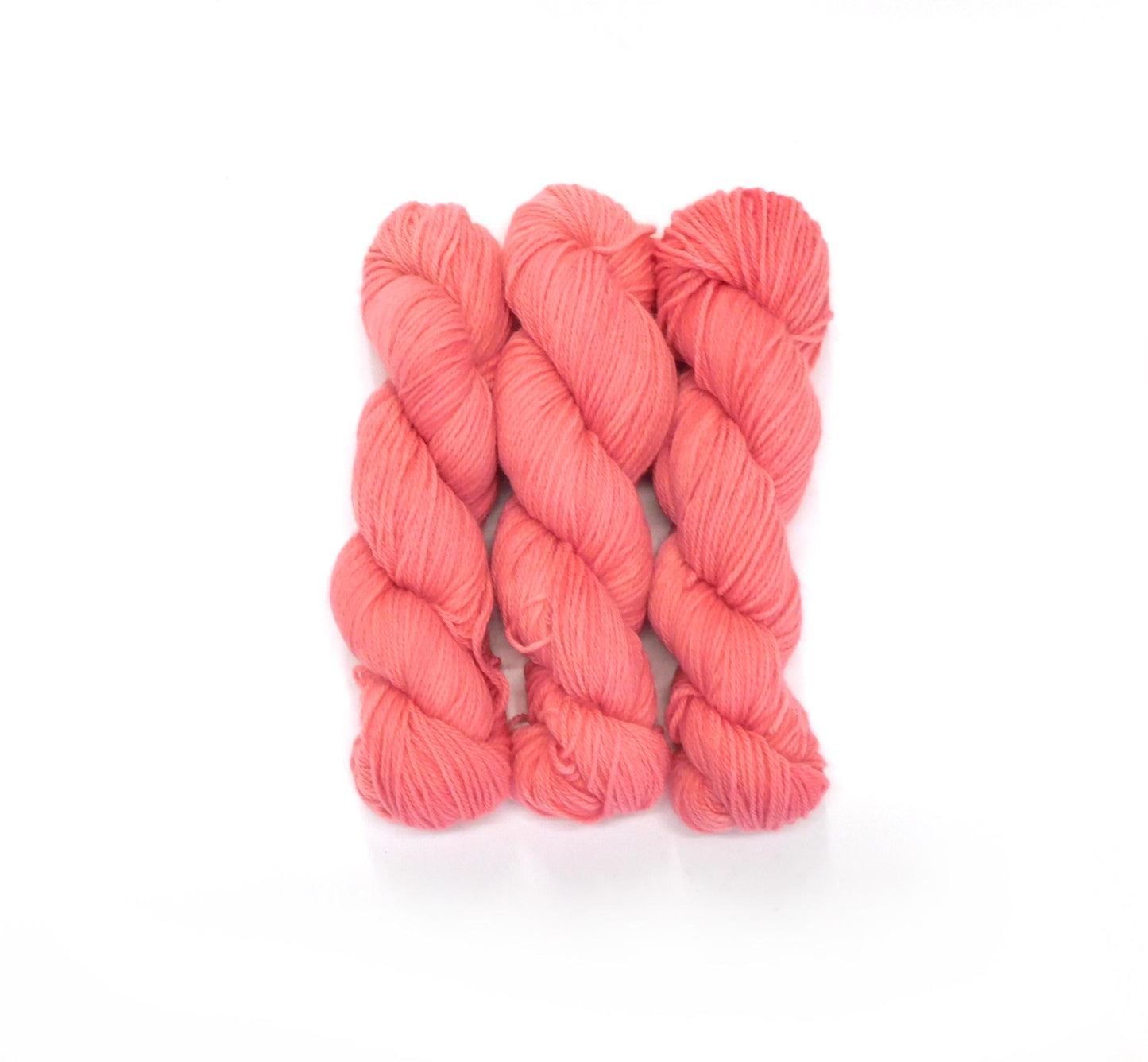 Flamingo Pink Kent Romney DK Weight Yarn 100g Skein