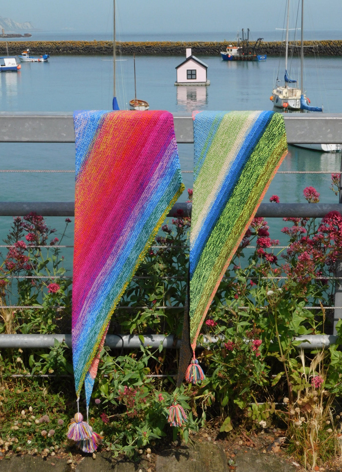 Trysail Scarf       Knitting Pattern      Digital Download