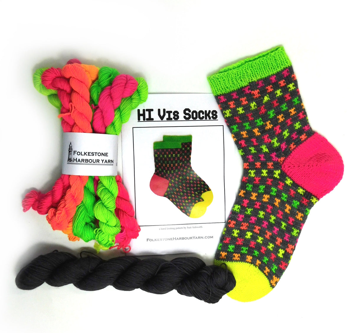 Hi Vis Socks Knitting Kit