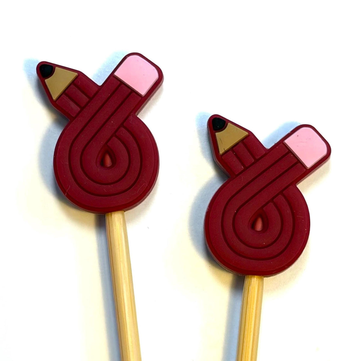 Pencil silicone needle toppers 3 colour options