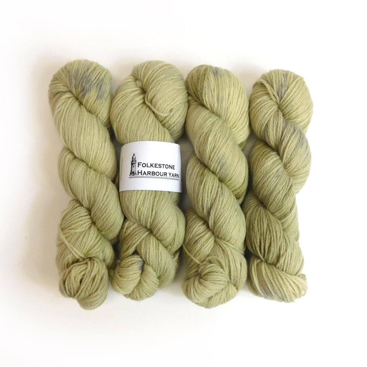 Cliffe Chalky Grey Kent Romney DK Weight Yarn 100g Skein