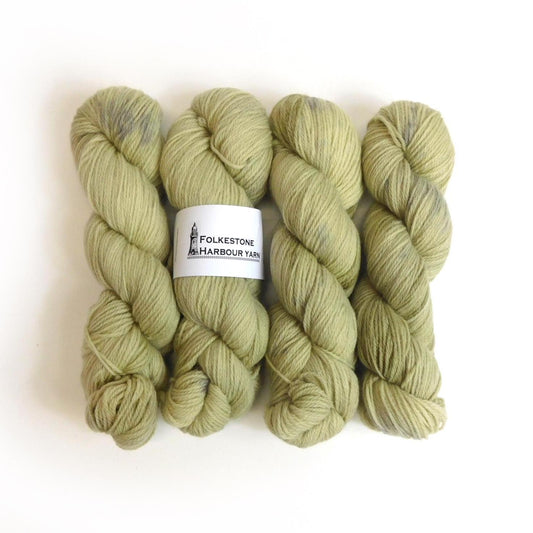 Cliffe Chalky Grey Kent Romney DK Weight Yarn 100g Skein