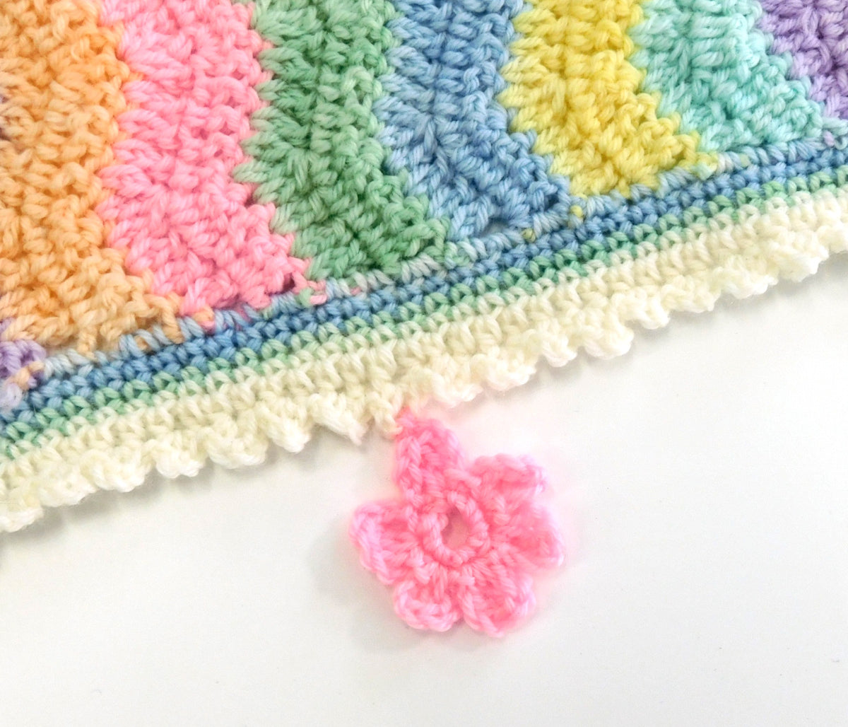 Blossom Baby Blanket  Crochet Pattern Digital Download