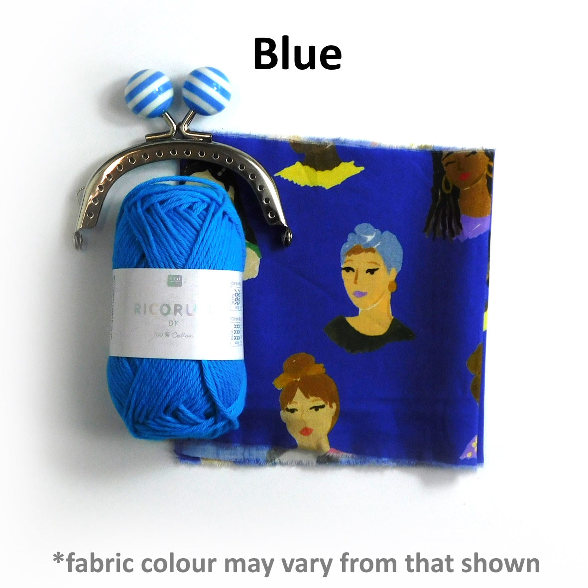 Kiss Clasp Crochet Purse Kit        9 Colour Options Available