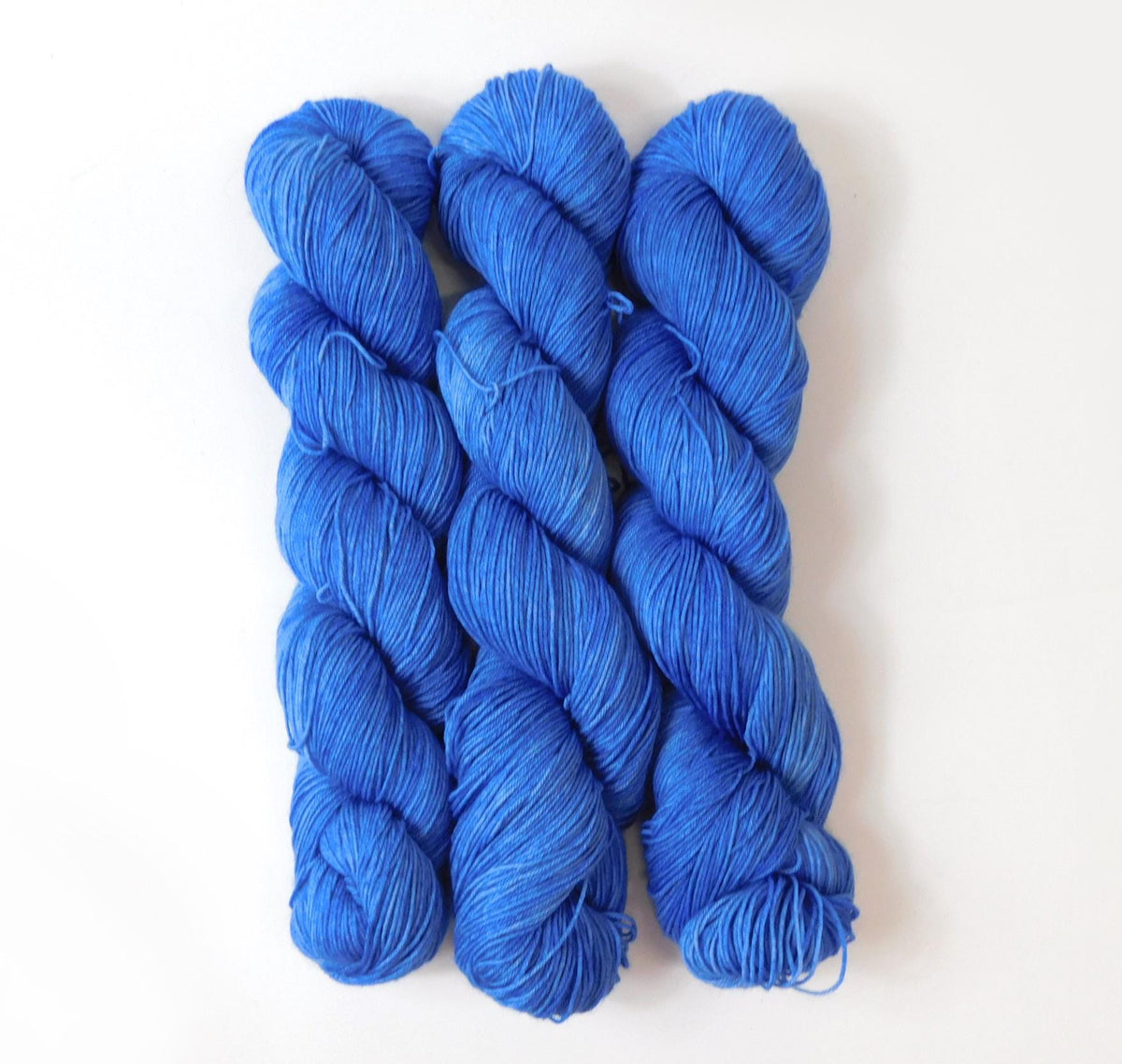 Folkestone Blue Merino Blend Sock Wool Yarn 100g