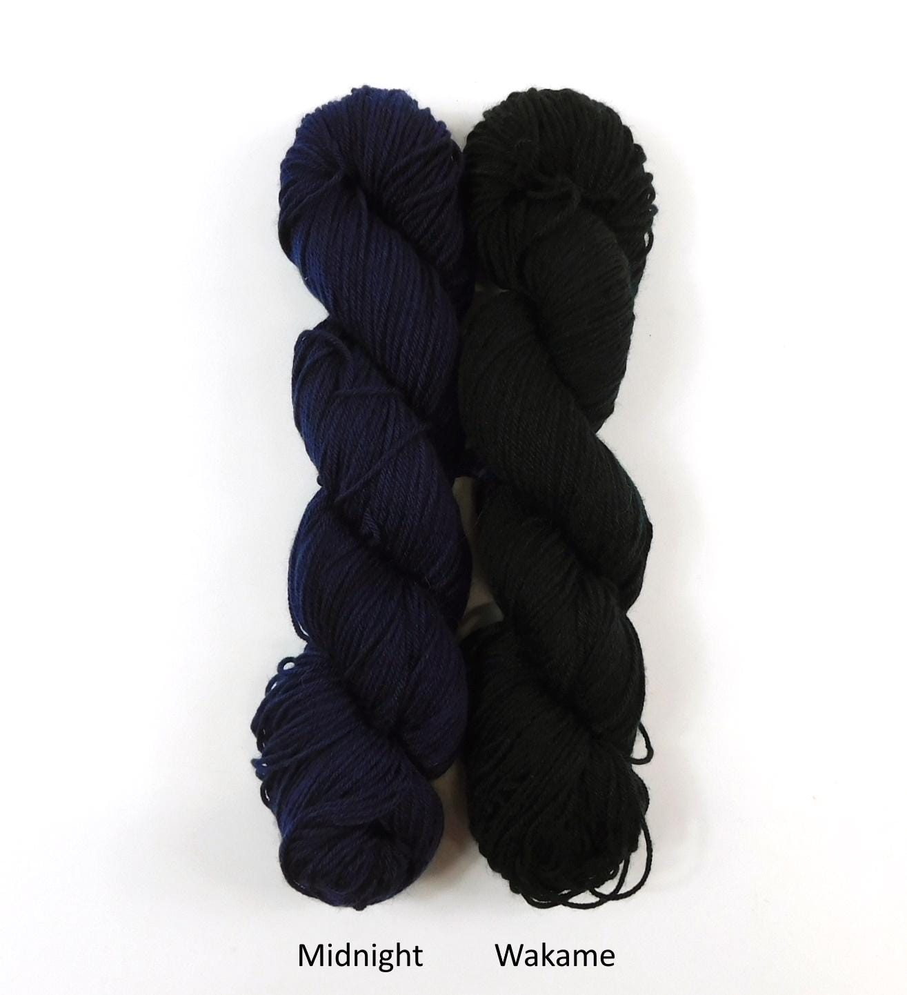 Wakame Black Green Merino Blend DK 100g