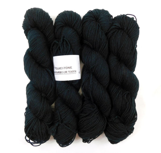 Wakame Black Green Merino Blend DK 100g