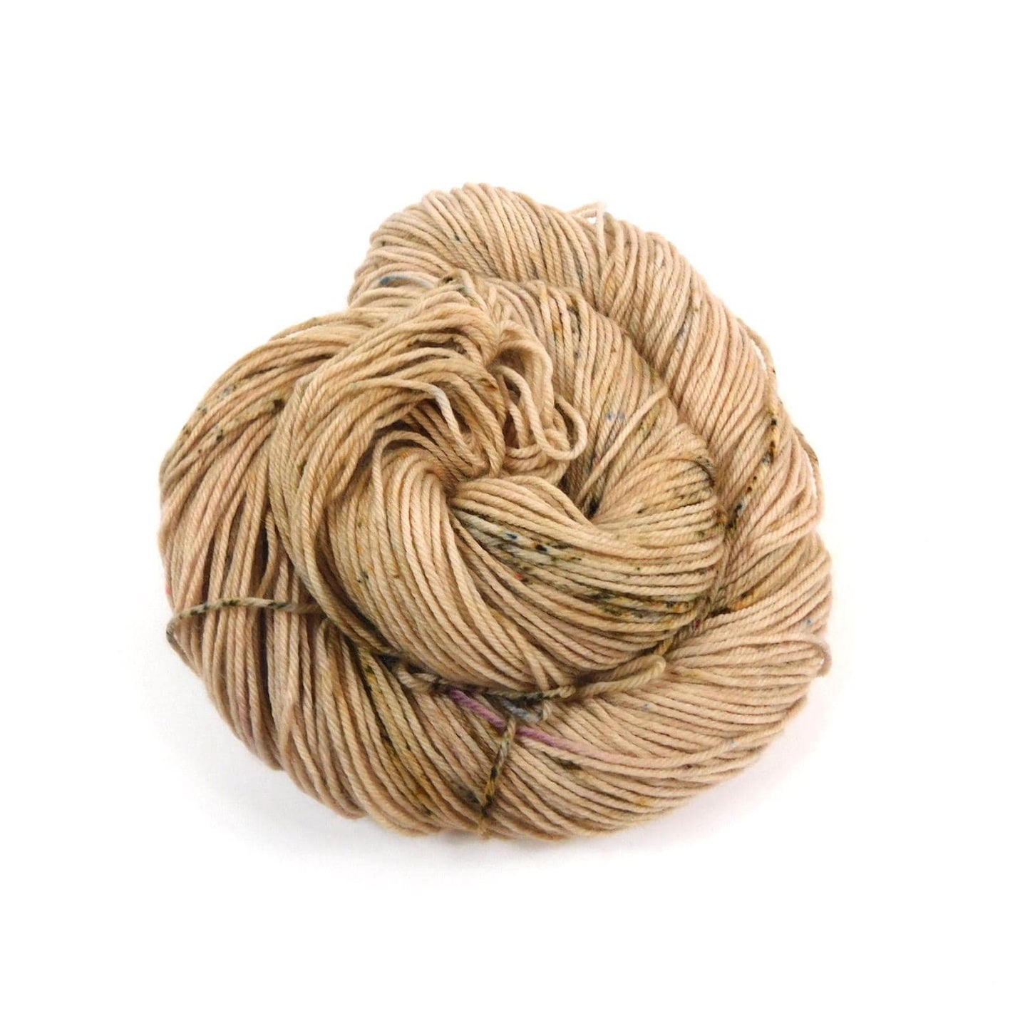 Cappuccino Speckled Brown Merino Blend DK 100g