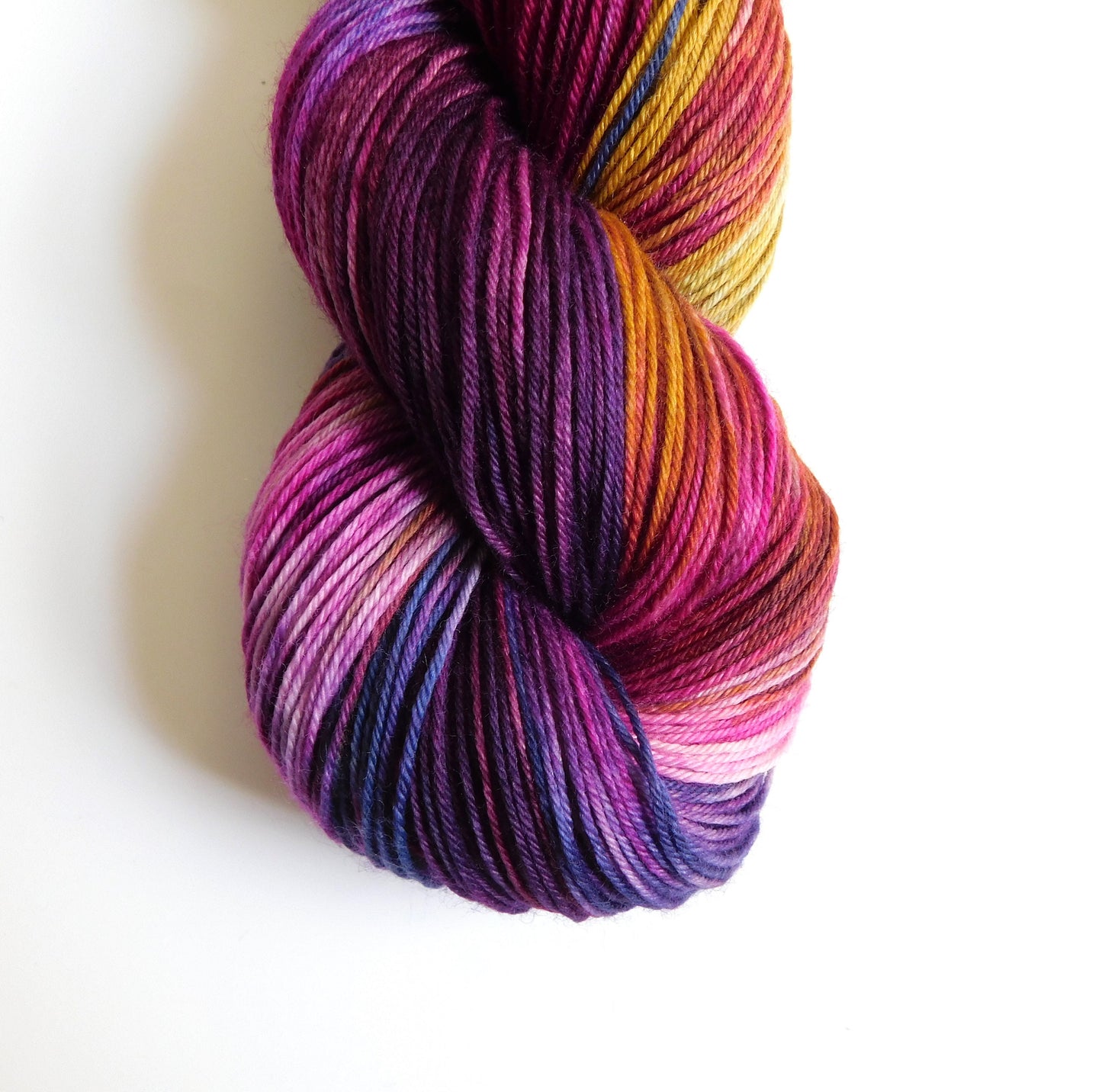 Blackberry Crumble variegated 4ply Sock Yarn 100g