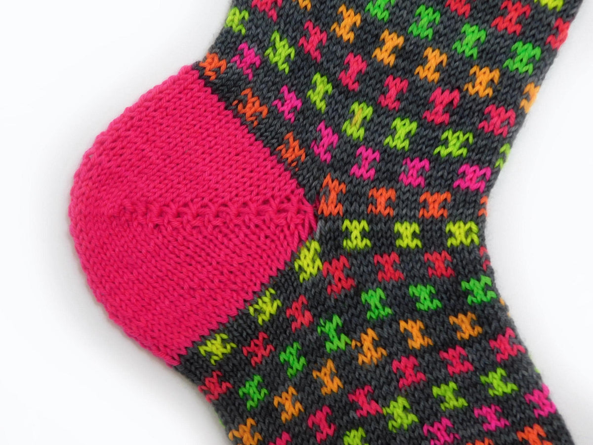 Hi Vis Sock Knitting Pattern PDF  Instant Download