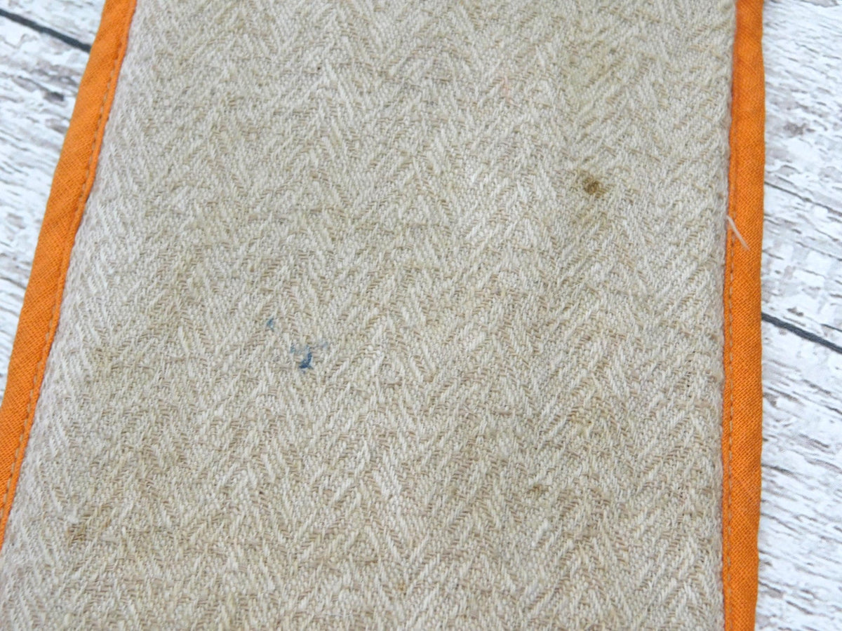 Vintage Embroidered Fabric Knitting Needle Case