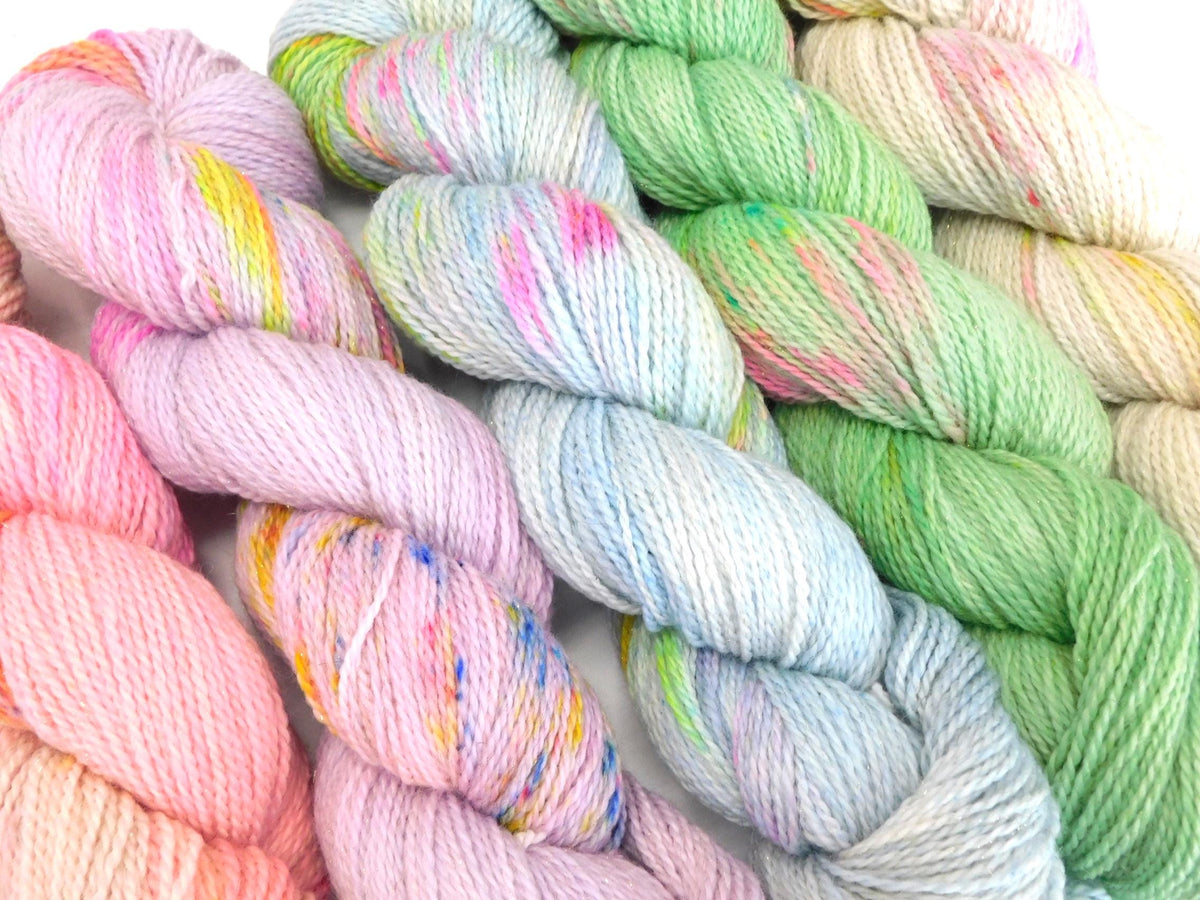 Speckled Pastel Stellina Sock yarn      350m per 100g       Choice of 5 Colours