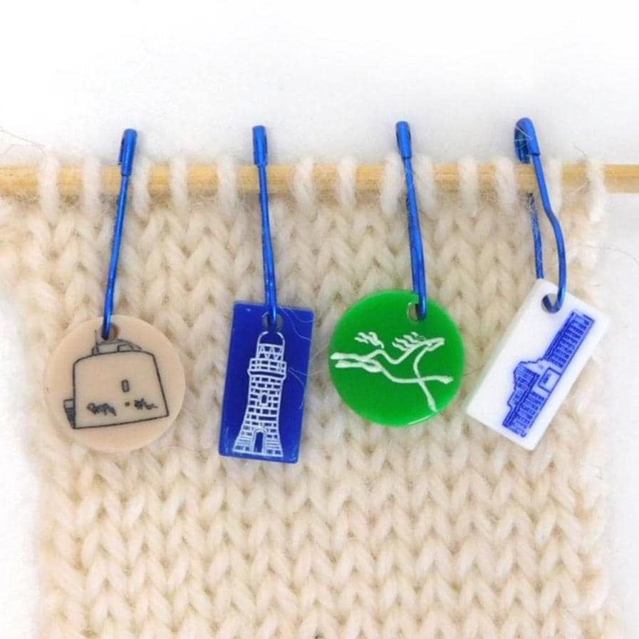 Icons of Folkestone Stitch Markers set of 4
