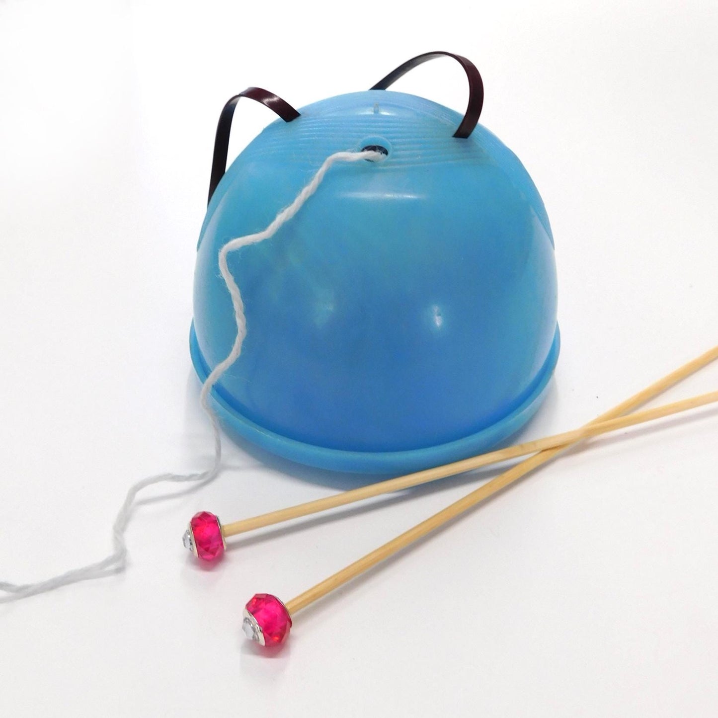 Vintage Blue Plastic Twinco Yarn/String Holder