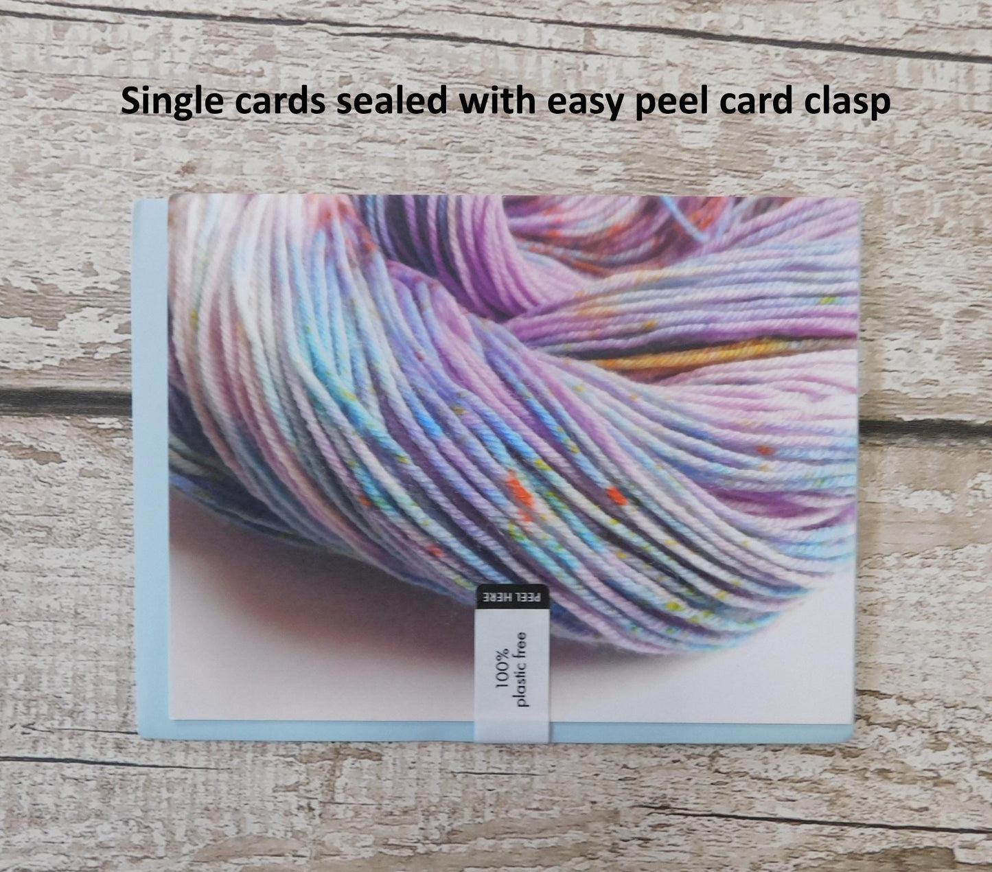 Yarn Lover Greeting Card: Folkestone Harbour Hand-Dyed Designs